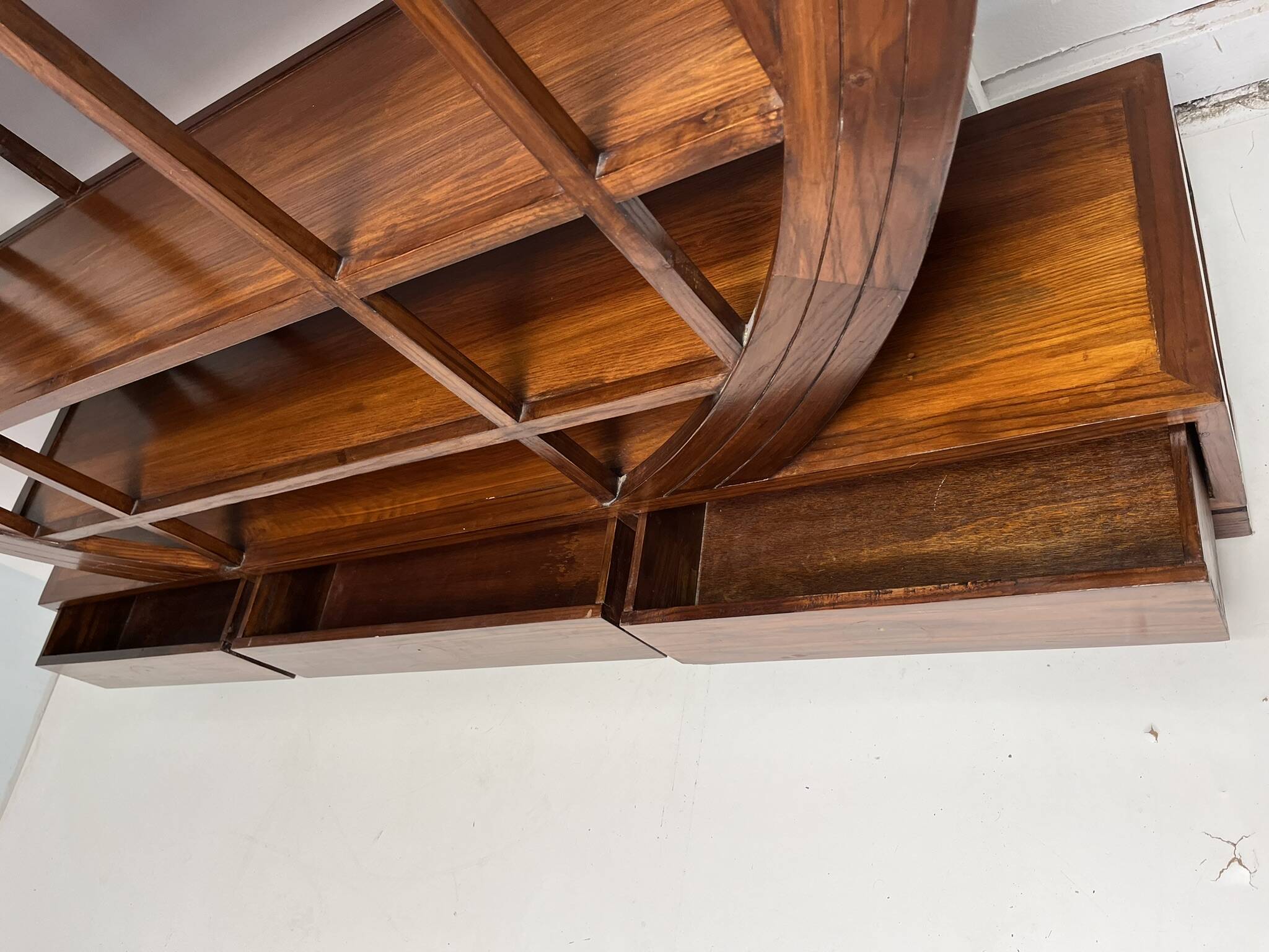 Bibliothèque en teck Asiatique vintage