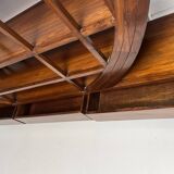 Bibliothèque en teck Asiatique vintage