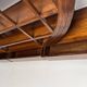 Vintage Asian teak bookcase