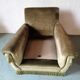 Paire de fauteuils en velours "Jean Roche "