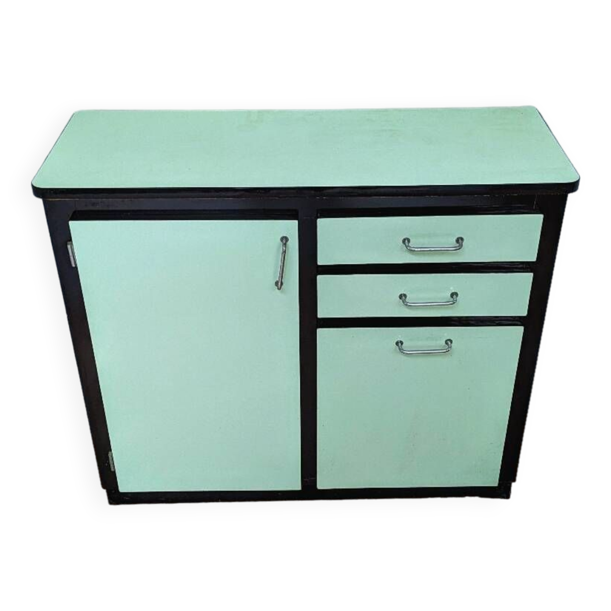 Vintage formica sideboard / kitchen bathroom storage unit