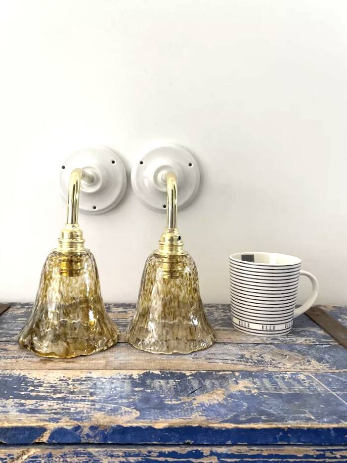 Pair of vintage wall lights