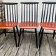 Chaises scandinaves de Tapiovaara modèle Fanett vintage années 60