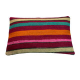 Vintage turkish kilim cushion cover, 30 x 50 cm