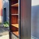 Monumental library with black two-tone oak.