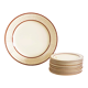 Dessert service 12 plates and tiled pie dish