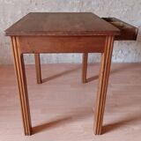 Art Deco desk or side table from the 1930s, vintage, solid wood