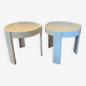 Pair of "made in Holland" nesting tables