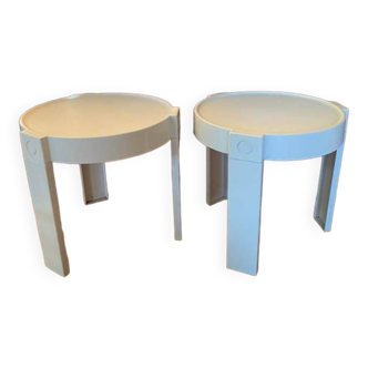 Pair of "made in Holland" nesting tables