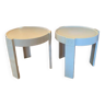 Pair of "made in Holland" nesting tables