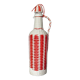 Bottle in red and white scoubidou 50-60s