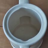 Small coffee maker with floral decoration