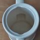 Small coffee maker with floral decoration