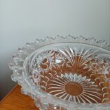 Salad bowl crystal lily flowers