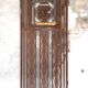 Metal and bronze ironwork entrance door Charles Piguet Lyon 1919