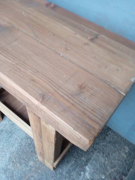 Workbench 90cm old solid wood