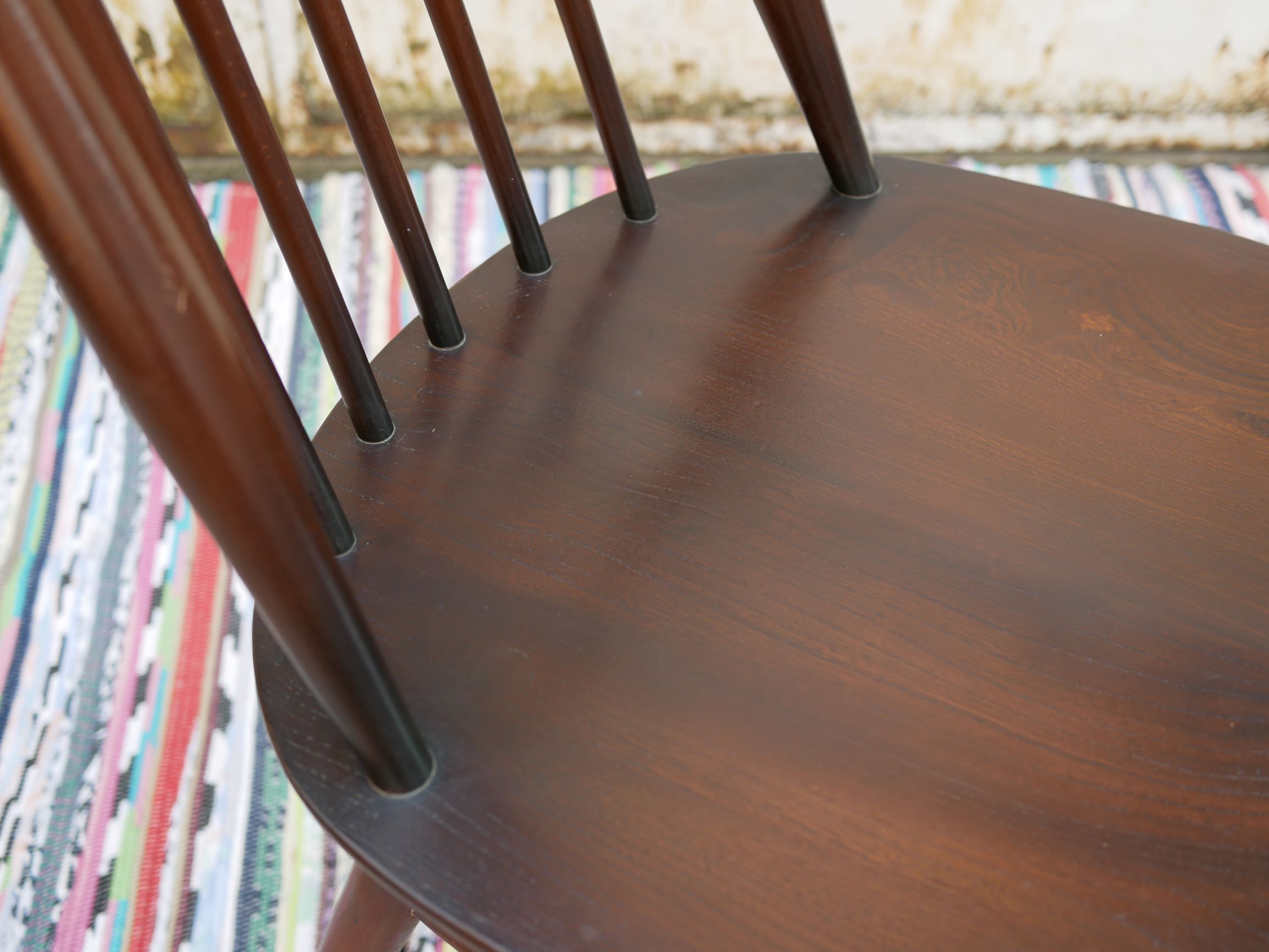 4 chairs vintage Ercol model "goldsmith".