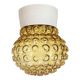 Vintage White Porcelain Ceiling Light, 1970s