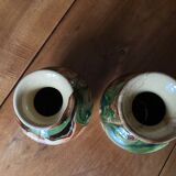 Vases en terre cuite flammée