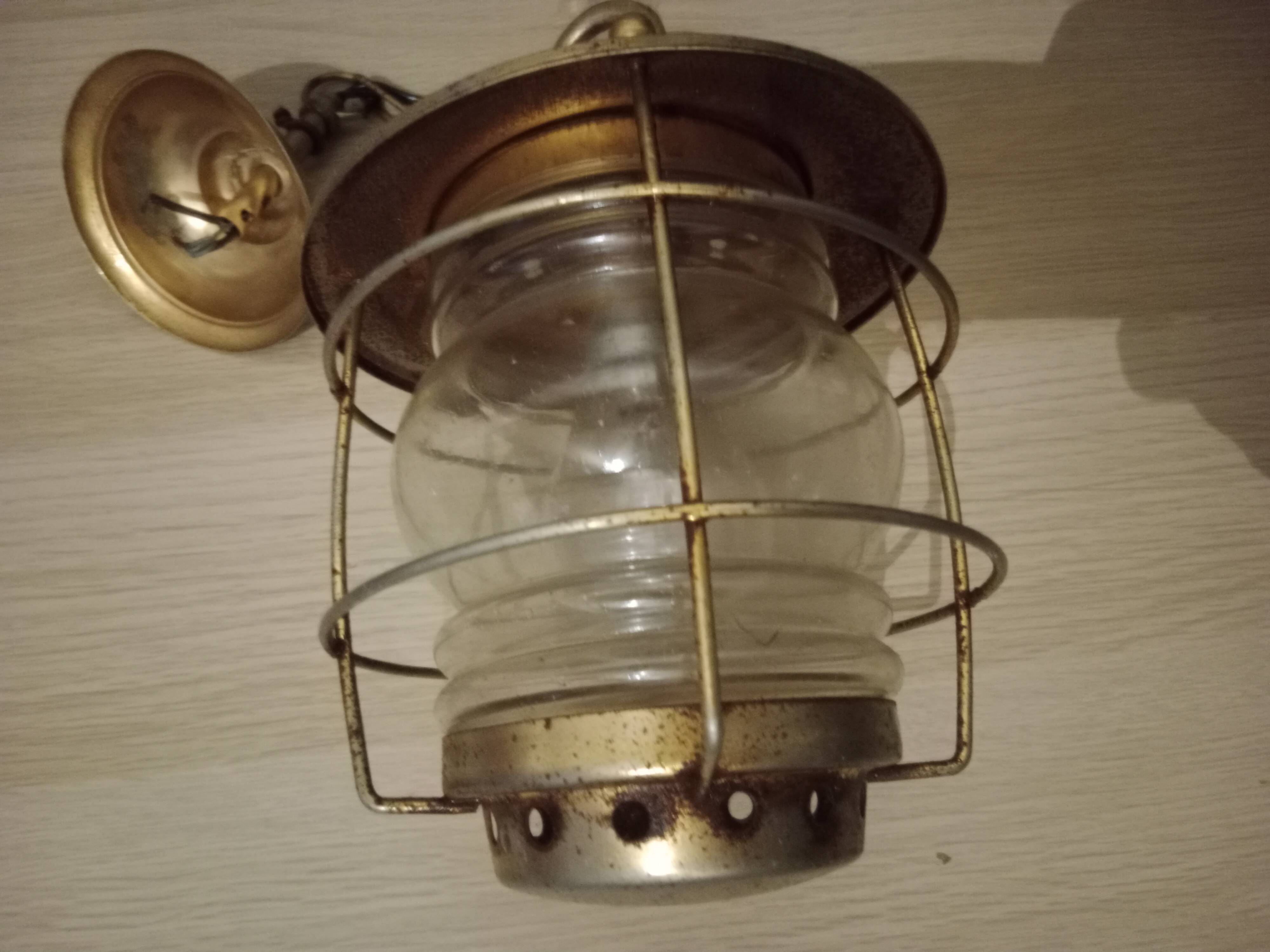 Vintage copper lamp