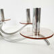 Lustre art déco vintage 1930 chrome