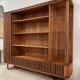 Wooden and Metal Bookcase