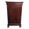 Louis Philippe secretary in oak and burr walnut