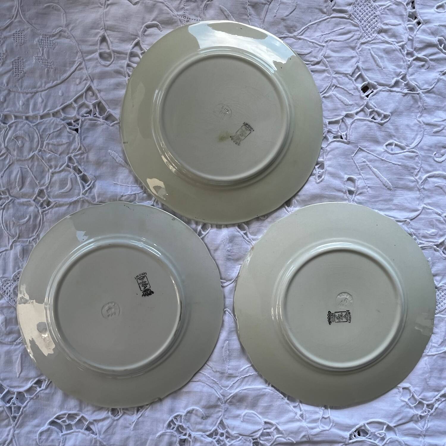 Longwy dessert plates
