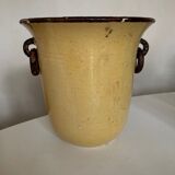Neoclassical urn vase in glazed clay Etienne Noël Dieulefit 1940