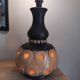 Vintage ceramic sun lamp from the 70s.