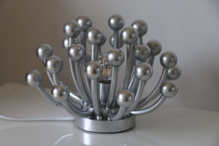 Applique/lampe Pistillino Valenti argentée