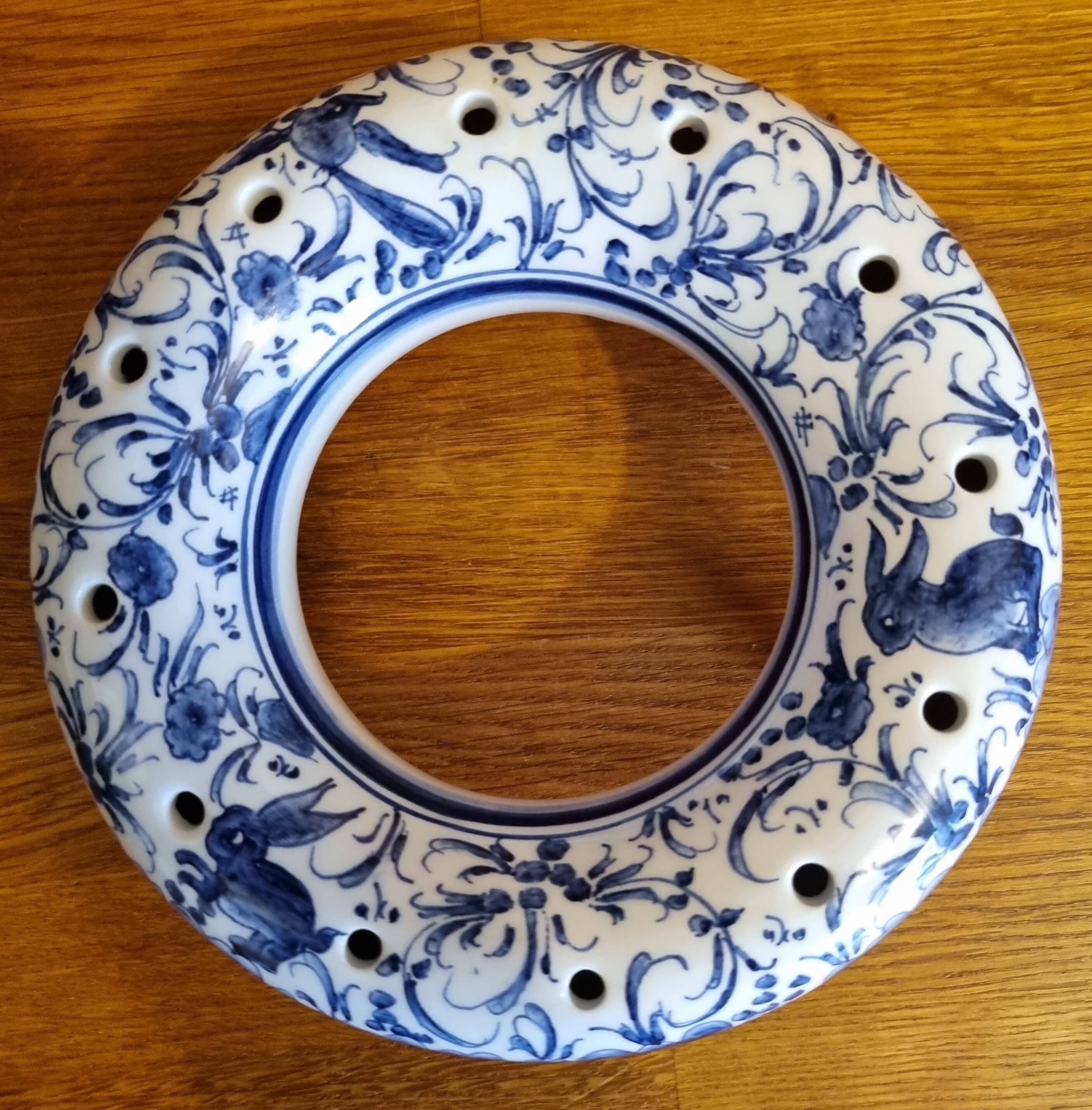 Ceramic flower pick from Conimbriga Portugal