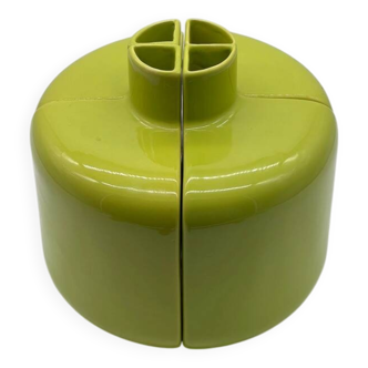 Green ceramic designer vase