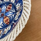 Fruit bowl on foot made in Spain in ceramic