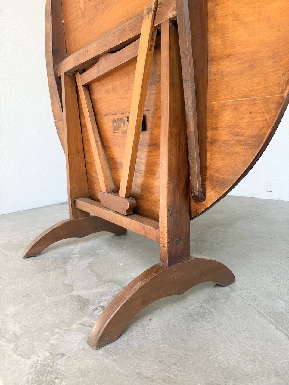 1950s oak winegrower's table