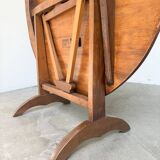 Table de vigneron en chêne, 1950