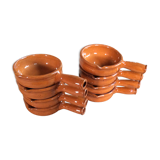 Series of 8 ramekins