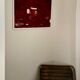 Minimal Textured Red Art – Contemporary Acrylic Painting for Living Room