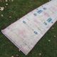 Vintage Turkish hallway rug 72x460 cm