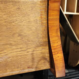 Louis XV chest of drawers marquetry and purple breccia marble