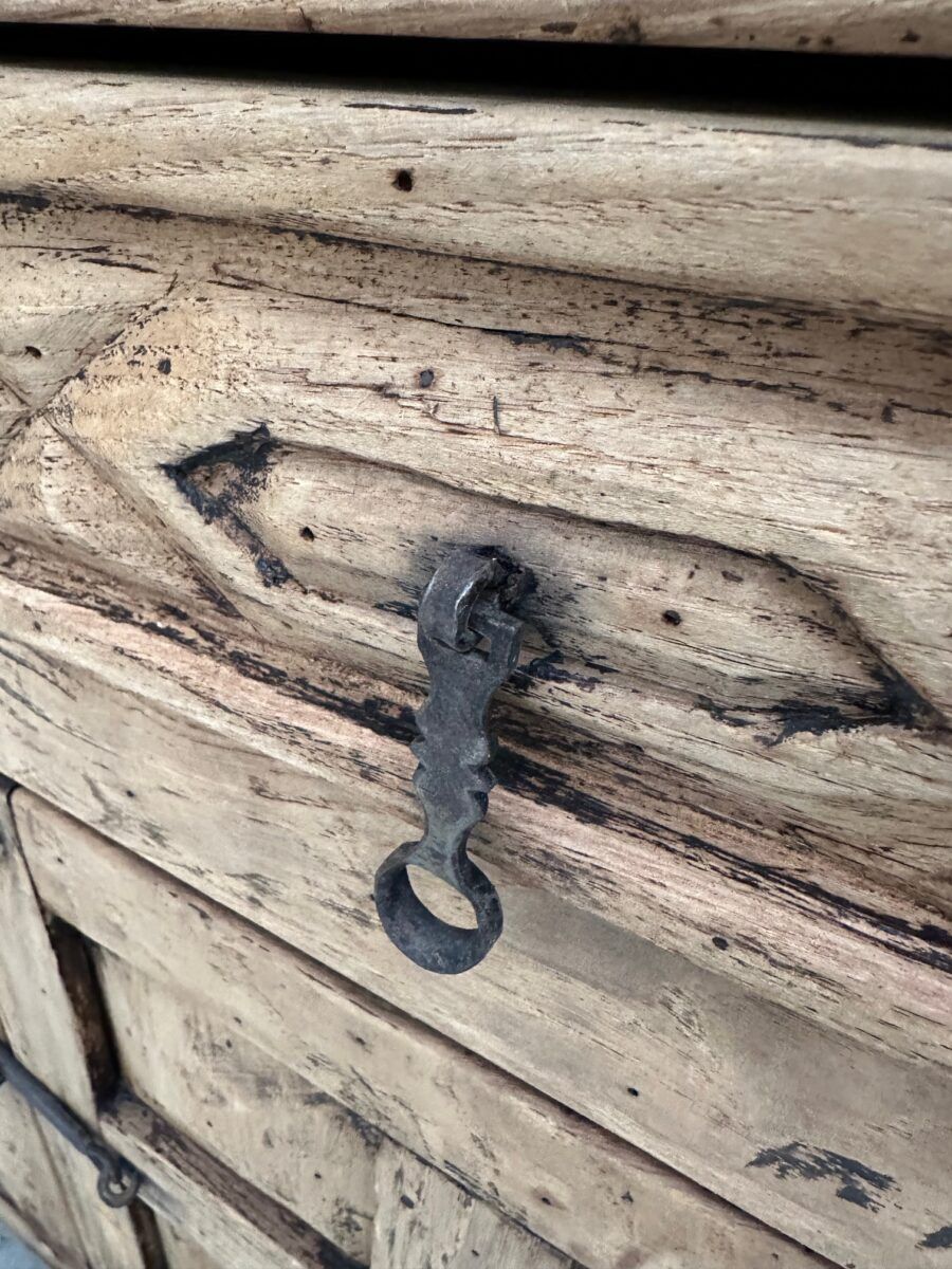 Pair of brutalist sideboards