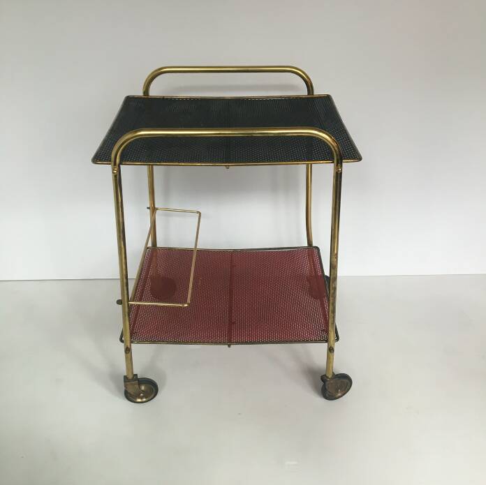 Tubular metal trolley from the 1950s