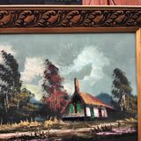 Oil of the twentieth century signed Mollin