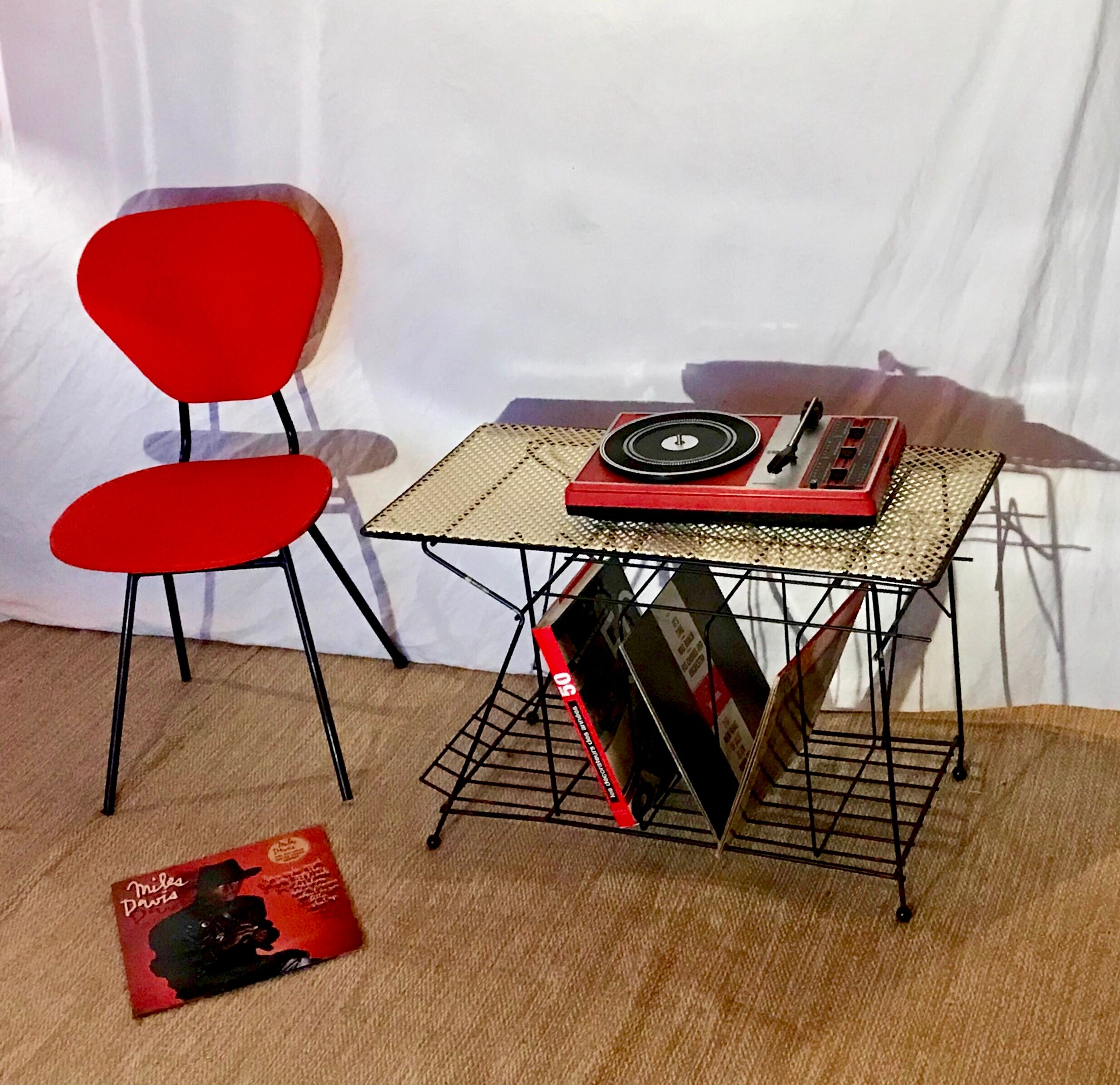 Door-vinyl years 50/60 rigitulles