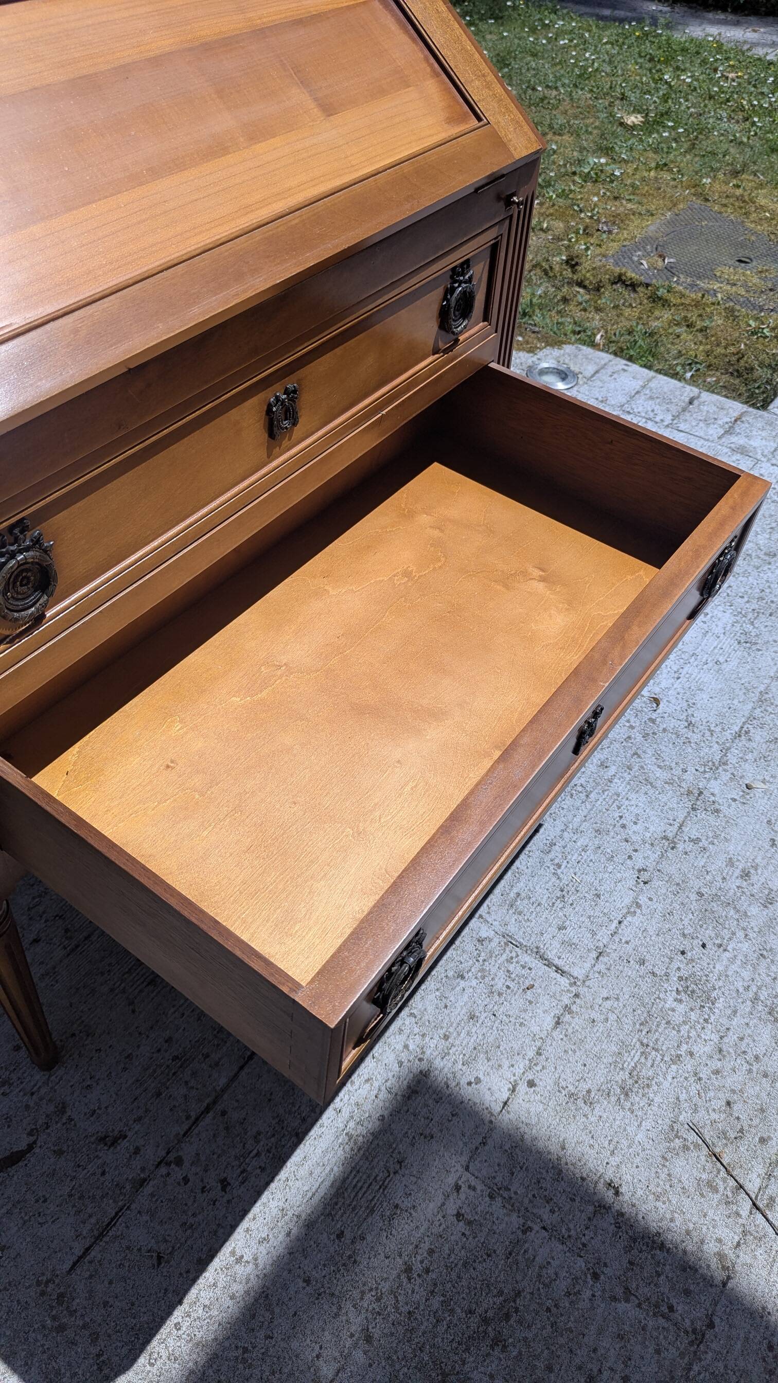 Slope secretary / Louis XVI style desk in wood – Very good condition
