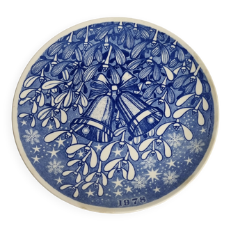 Assiette Gustavsberg "Jultallrik 8" (1978), Sven Jonson, édition limitée, 20 cm