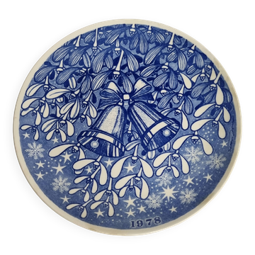 Gustavsberg plate "Jultallrik 8" (1978), Sven Jonson, limited edition, 20 cm