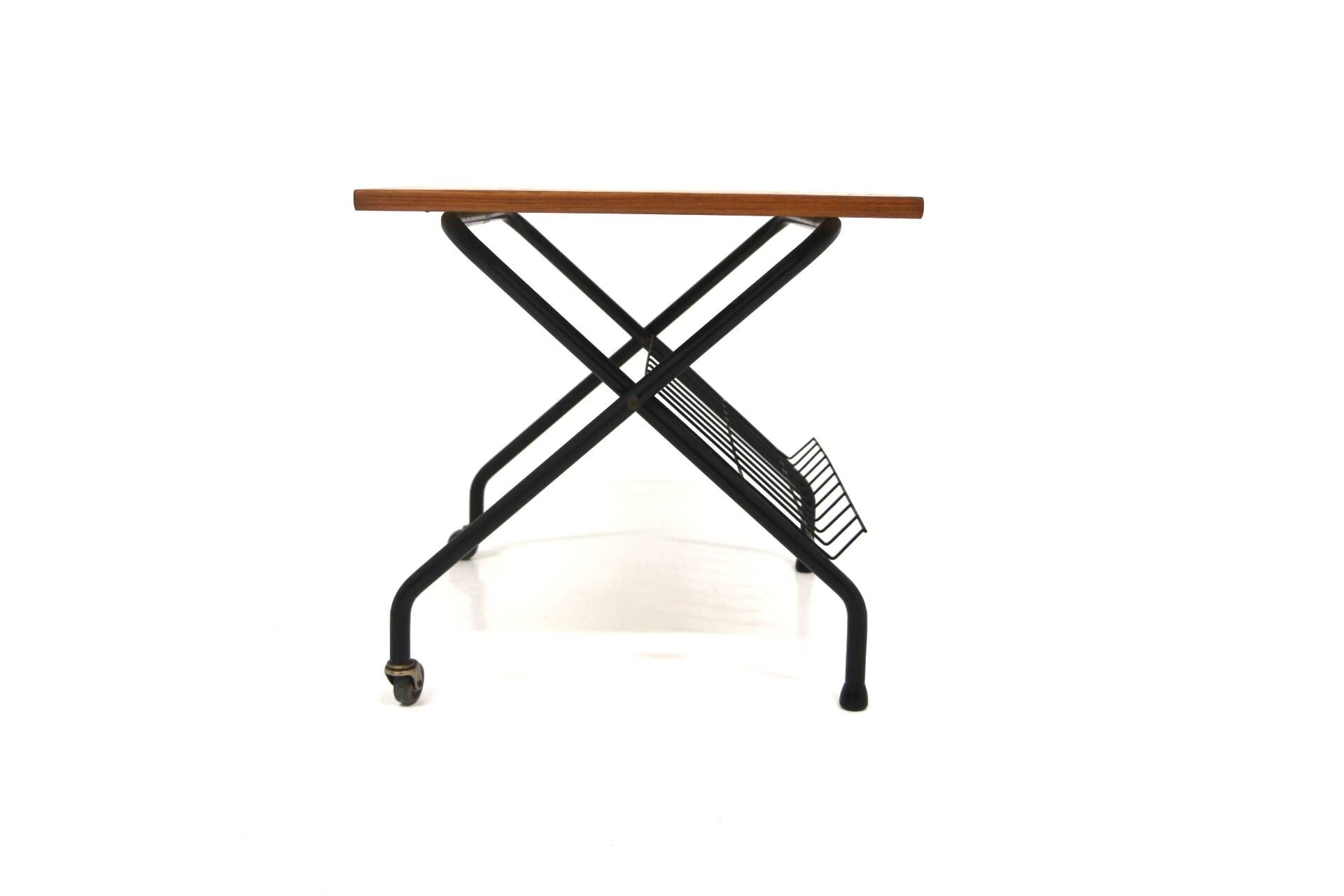 "Stringbord" side table in teak, Sweden, 1950