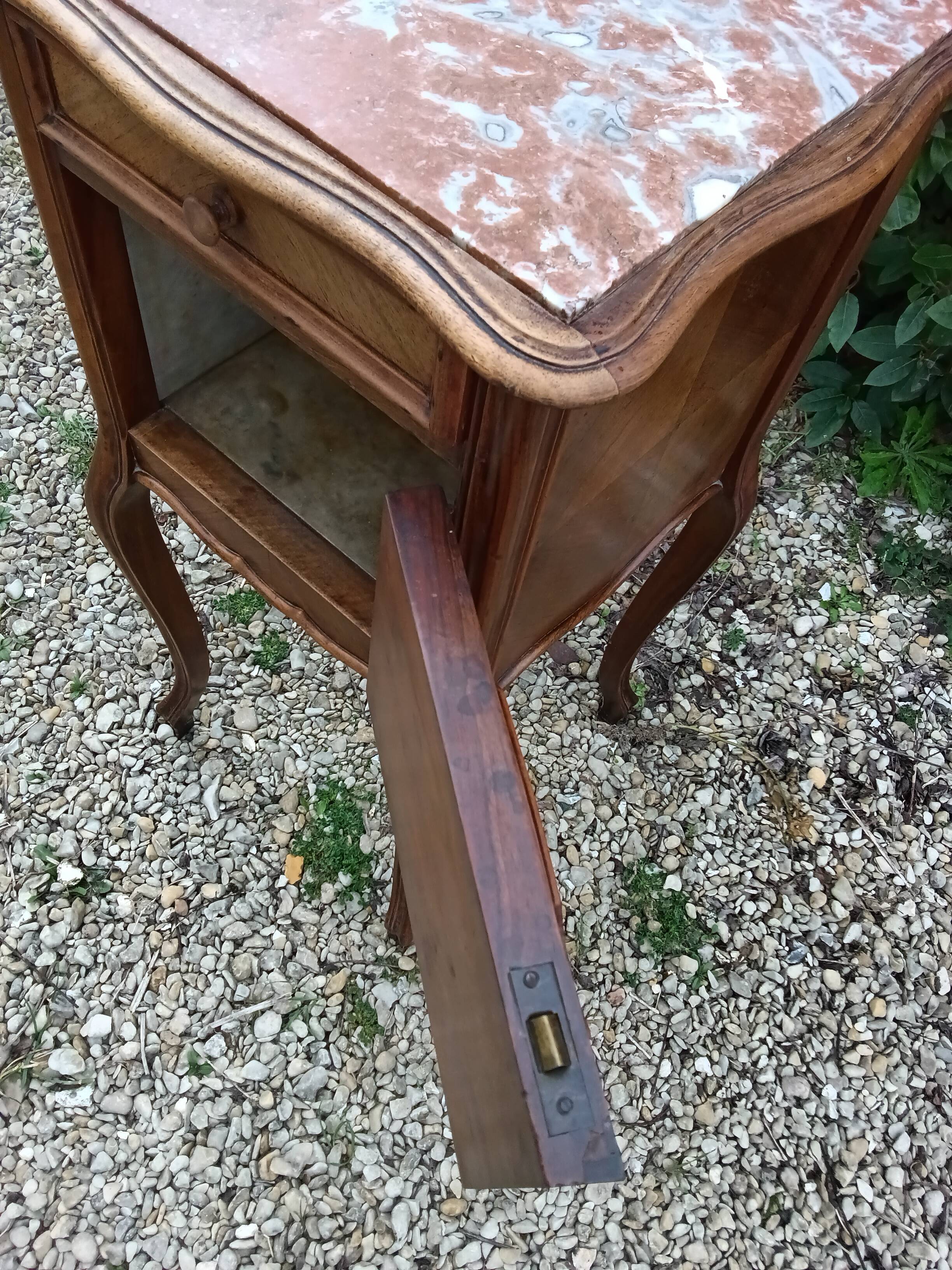 Louis XV style bedside table