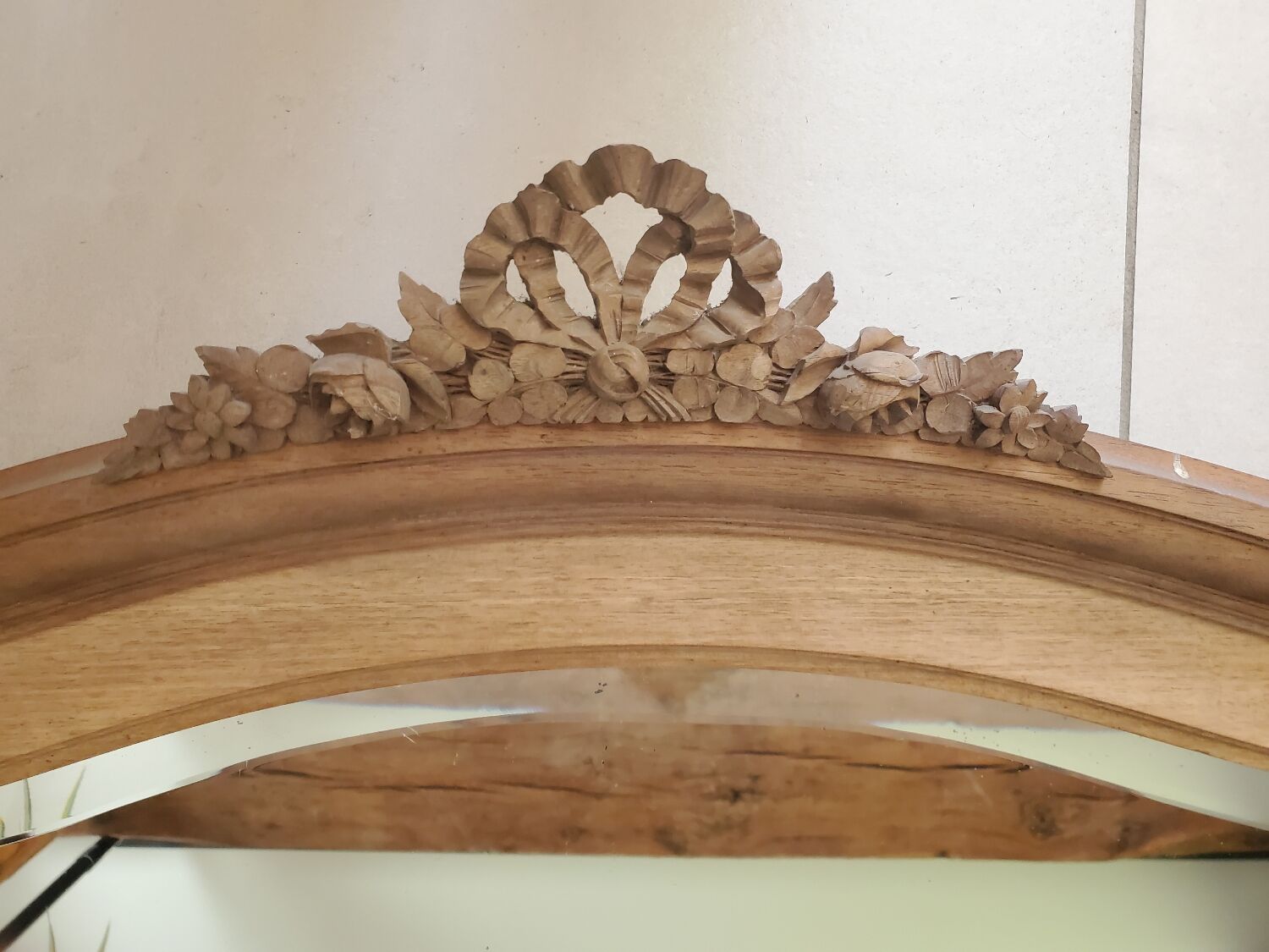 Mirror for art nouveau buffet